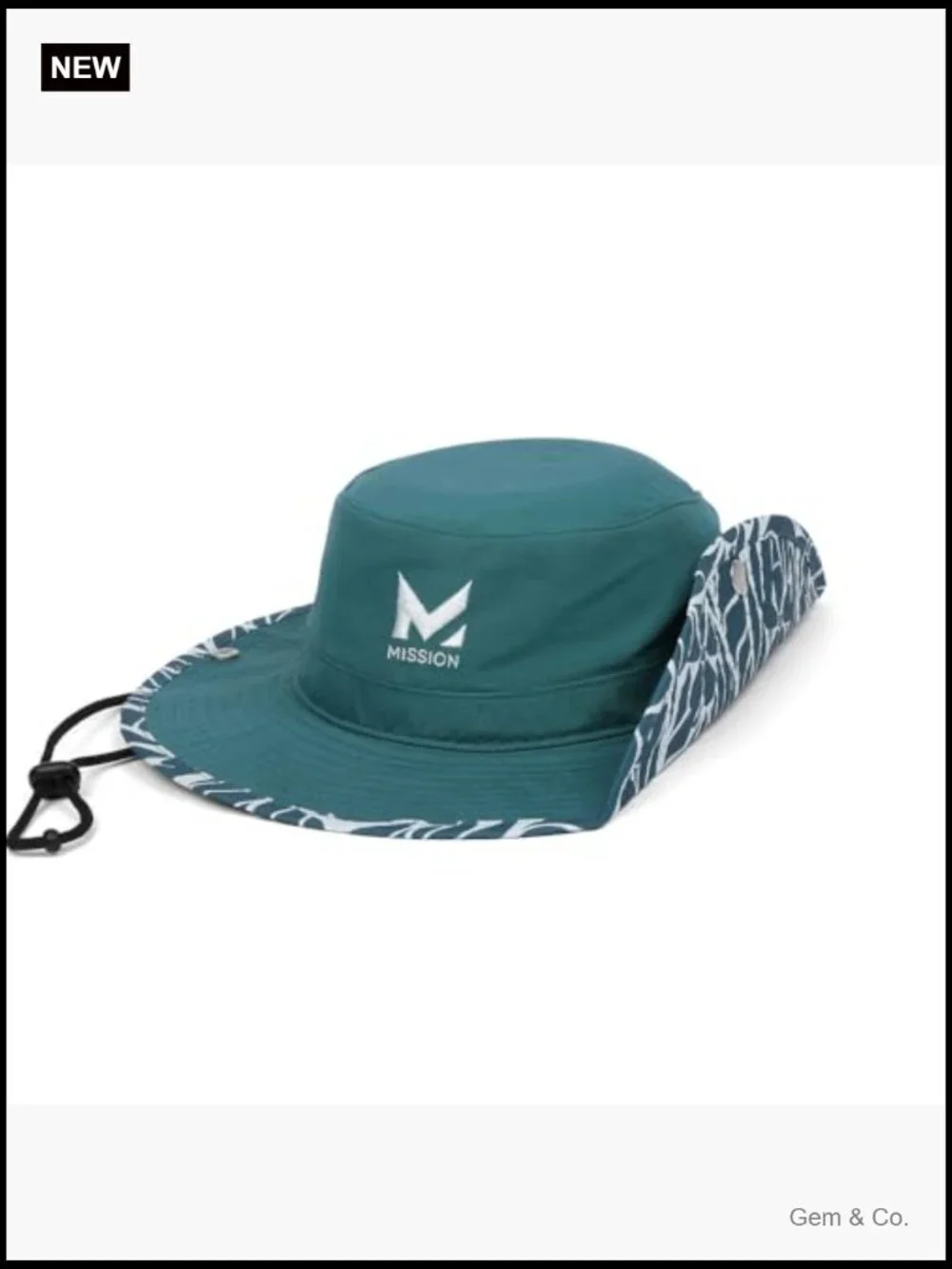 Cooling Wide-Brim Bucket Hat - UPF 50, Adjustable, Unisex, Sun Hat